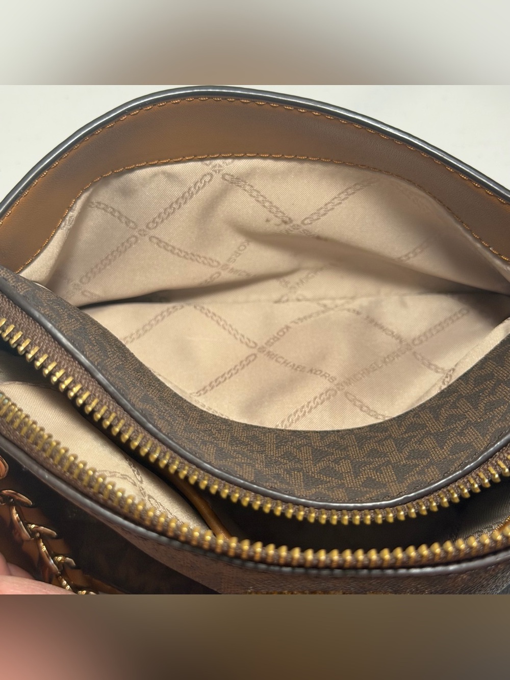 Michael Kors Logo Dome Crossbody - Picture 12 of 12
